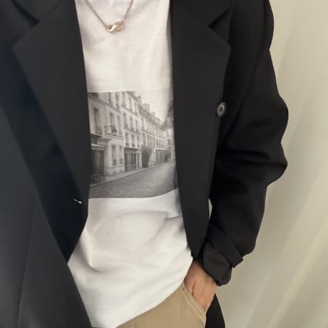 【PHILOSOPHIE-1】photo long t-shirt