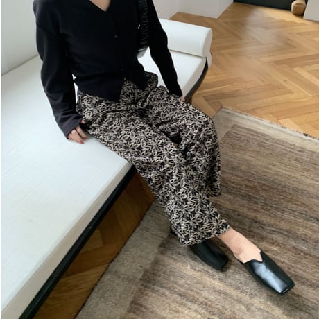 [original]embroidery pants (2color)