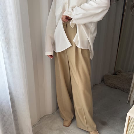 high-waist slacks pants