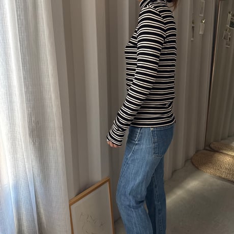 [Japan made]cashmere soft rib turtle（4color）