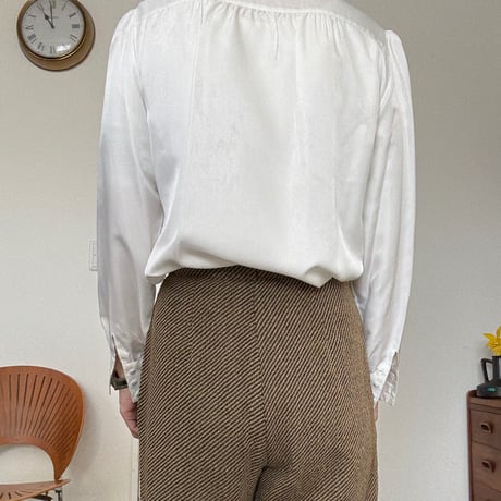 90’ tie blouse