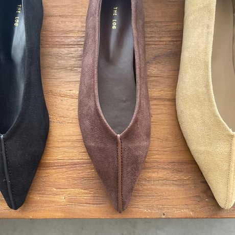 suede flat shoes (3color)