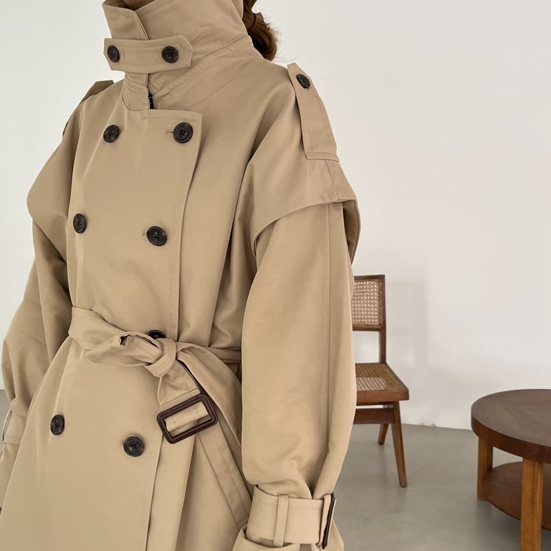 2way trench coat (2color) | FLÉN