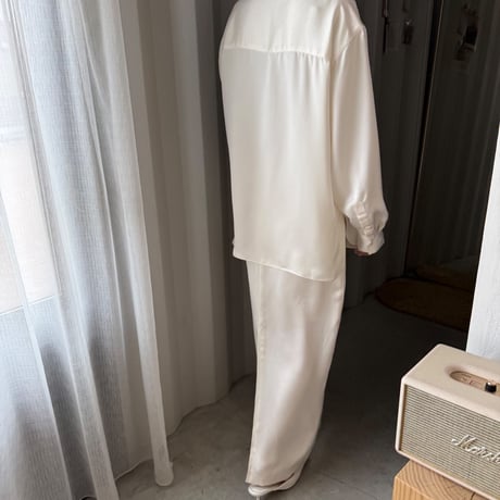 silky long skirt (2color)