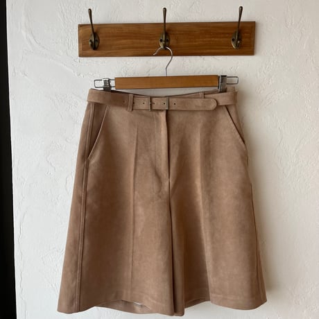 suède half pants