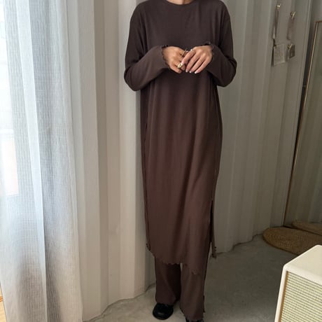 slit rib one-piece