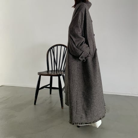 [original] fringe design coat (2color)