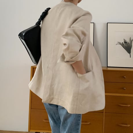 [original] linen jacket