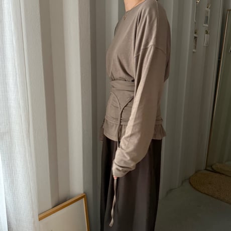 rib folder neck tops