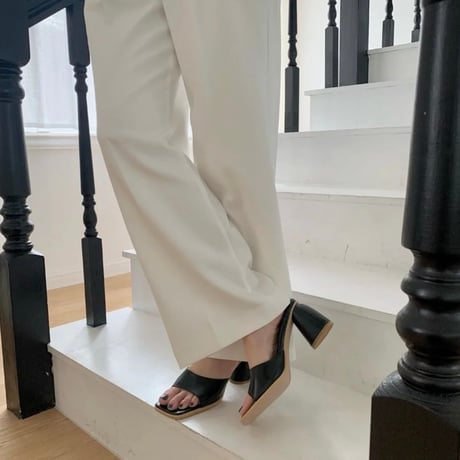 volume heel sandal (3color)