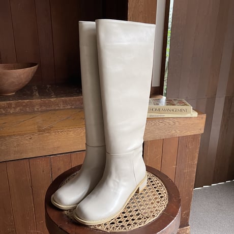 round toe long boots (3color)