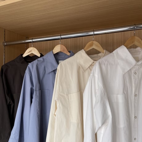 [original] double cuff shirt (3color)