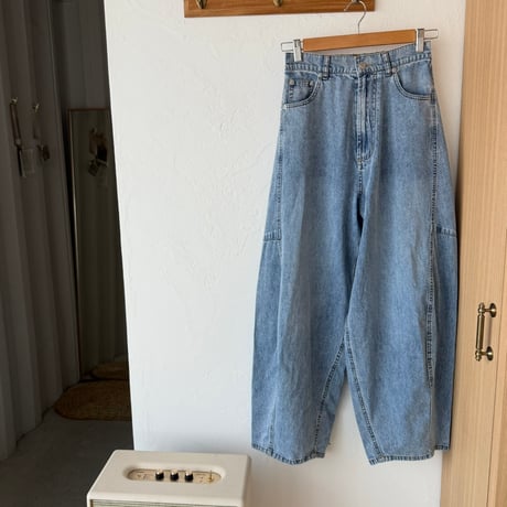 curve denim  pants (2color)