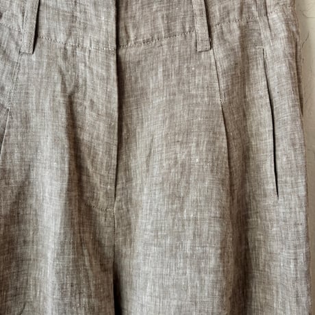 linen wide pants (2color)