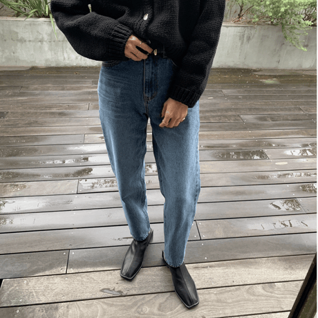 square heal short boots(3color)