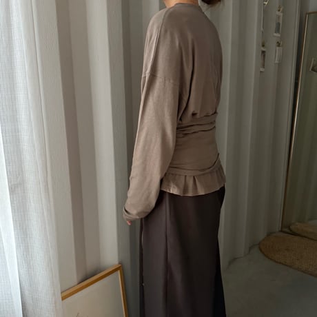rib folder neck tops