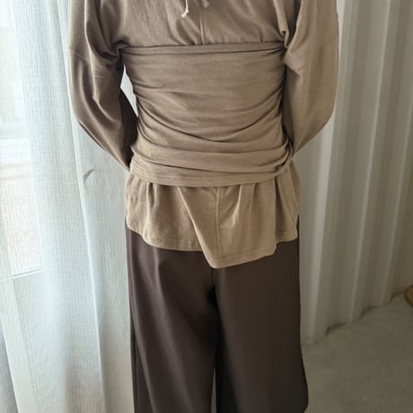 rib folder neck tops