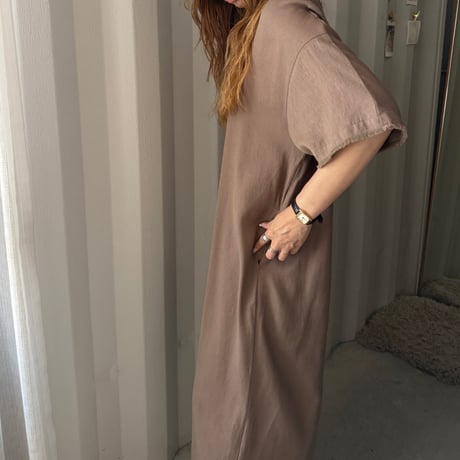 fringe linen one-piece (3color)