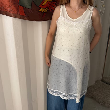 flower lace camisole