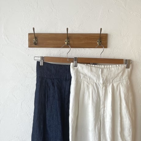 [original] linen denim pants (2color)