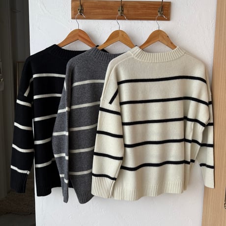 wool border knit（3color）