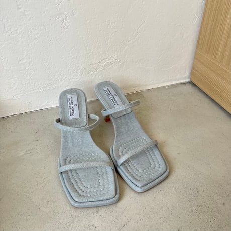 denim sandal
