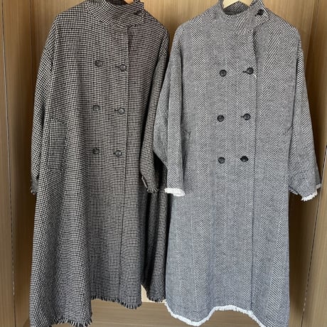 [original] fringe design coat (2color)