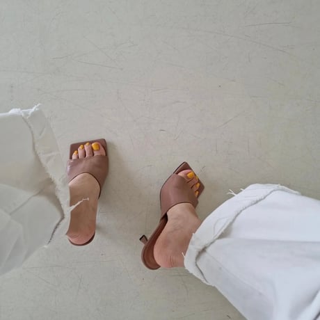 square toe sandal (4color)