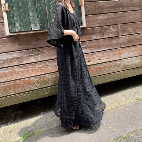 [original] crochet lace gilet (2color)