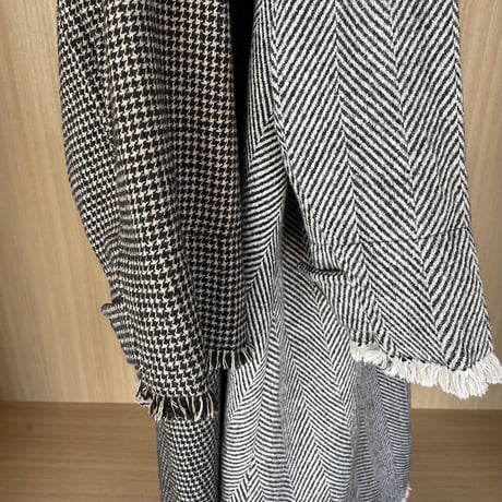 [original] fringe design coat (2color)