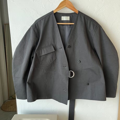 asymmetry jacket (2color)