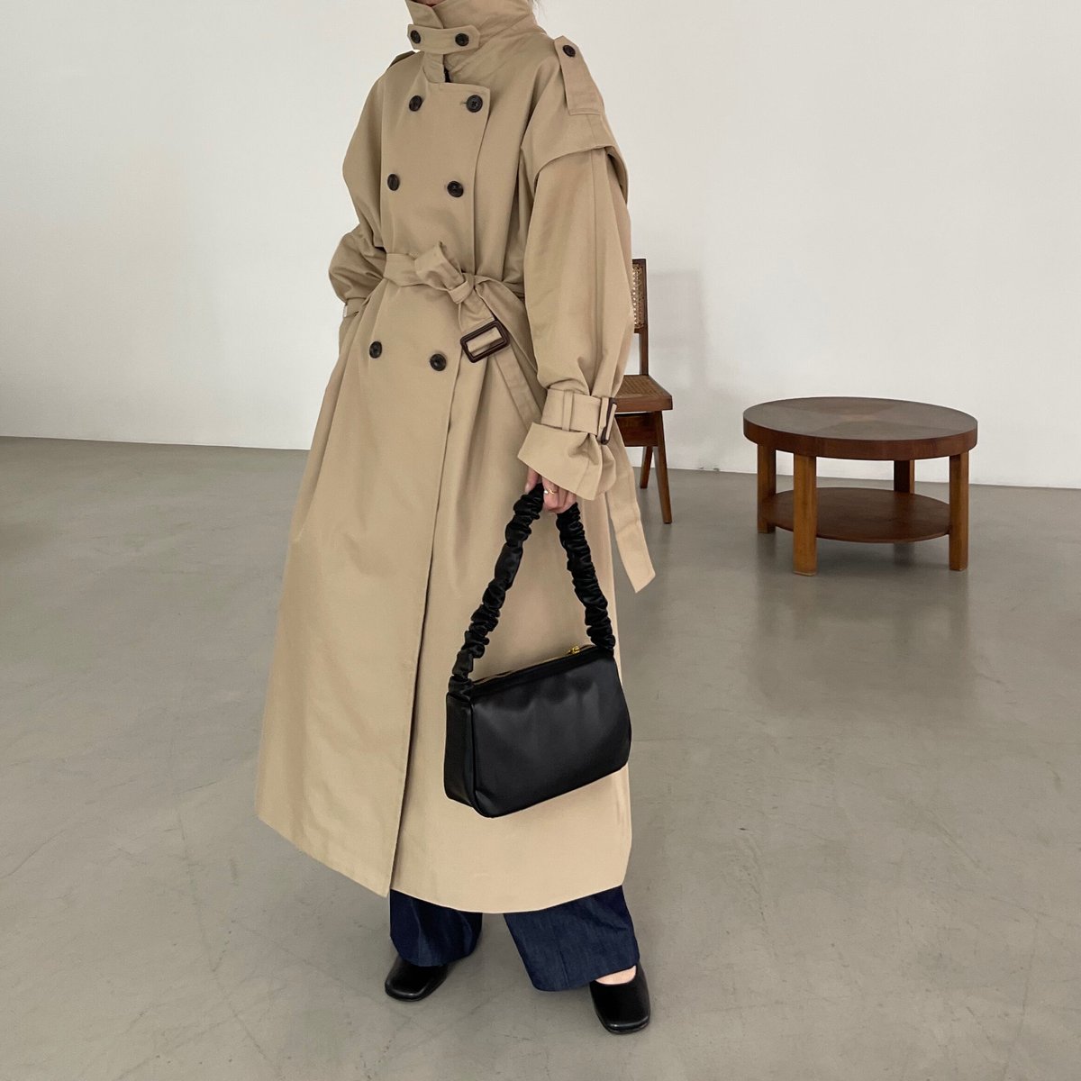 original] 2way trench coat (2color) | FLÉN