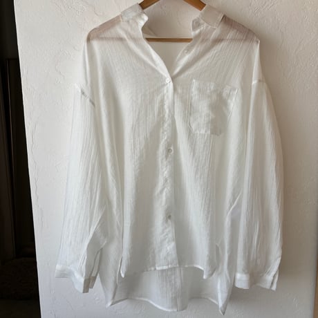 sheer over shirt (2color)