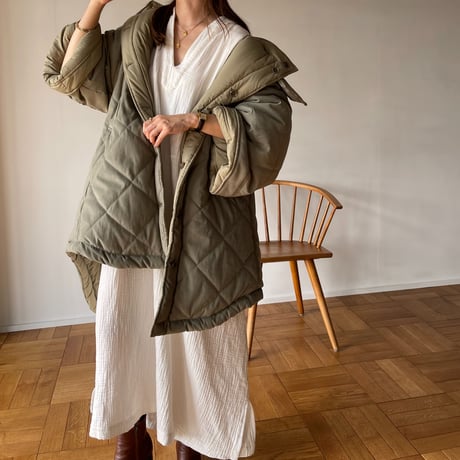 [original] reversible quilting coat (3color)