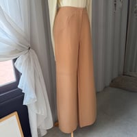 [dead stock] quilting wide pants