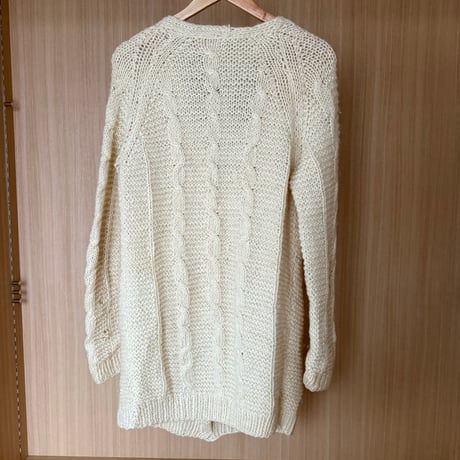 80’-90’ hand knit cardigan