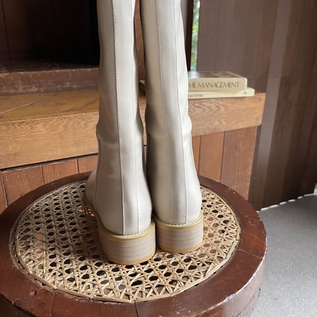 round toe long boots (3color)