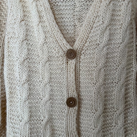 80’-90’ hand knit cardigan