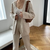 [original] linen straight pants