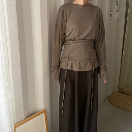 rib folder neck tops