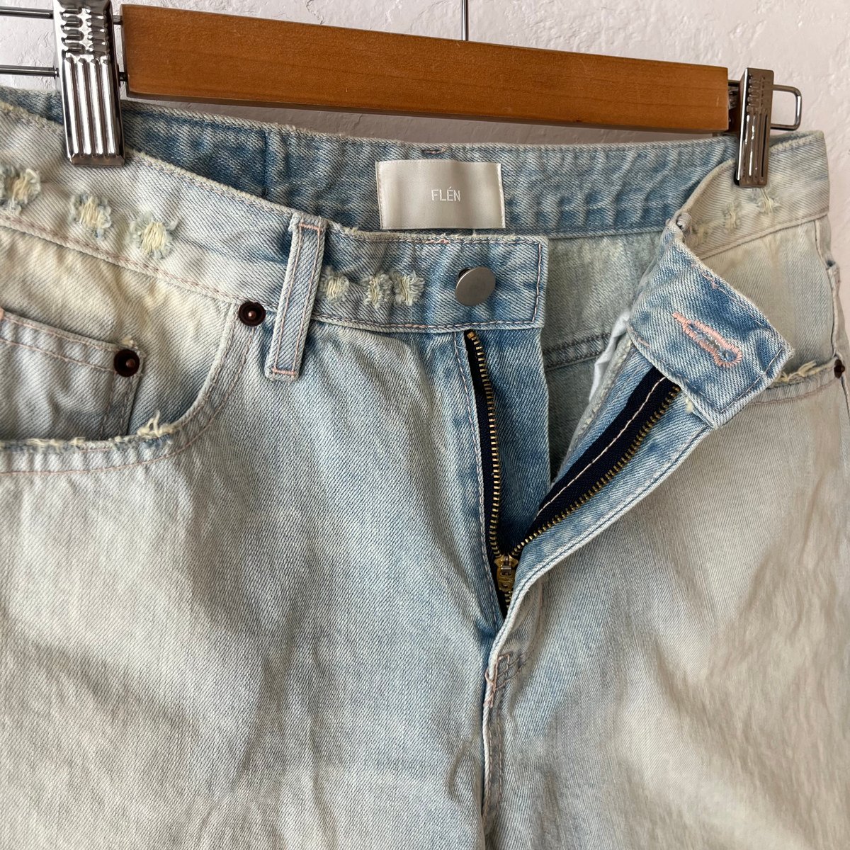 martin denim pants | FLÉN
