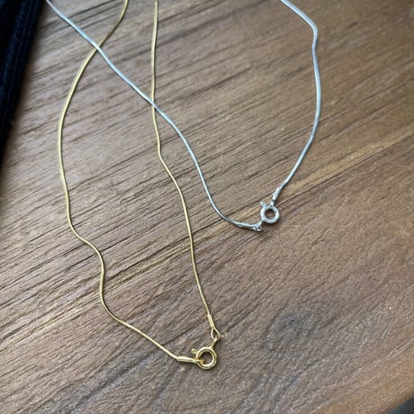 [silver925] skinny necklace (2color)