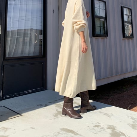round toe long boots (3color)