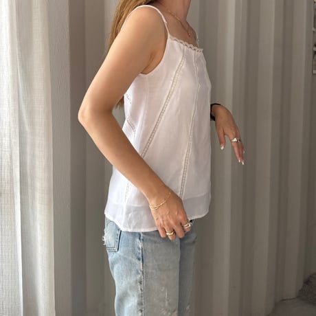 linen lace camisole(3color)