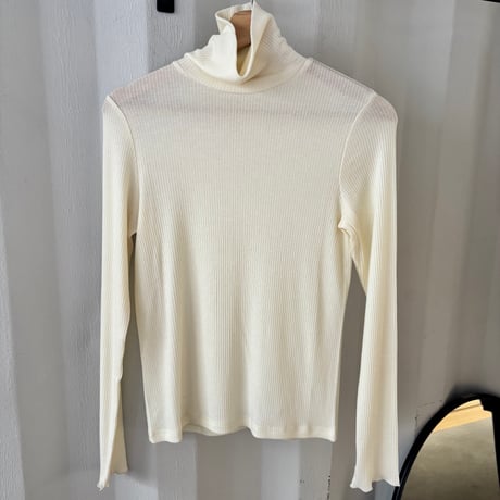 [Japan made]cashmere soft rib turtle（4color）
