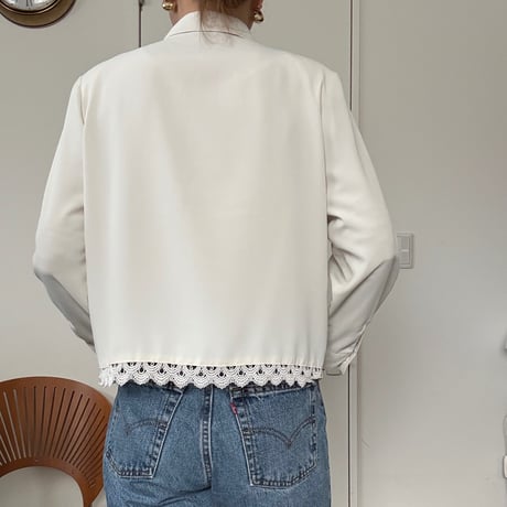 hem lace  blouse