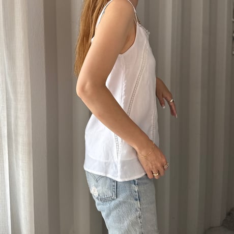 linen lace camisole(3color)