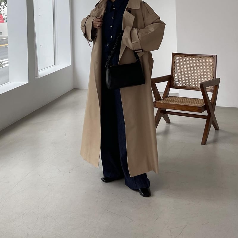 ジャケット・アウター 2WAY LAYER TRENCH COAT seyto（セイト）の「Two tone layered trench coat / ツートーン