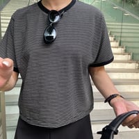 basic border t-shirt (3color)