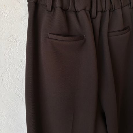 blanket lining tuck wide pants（2color）